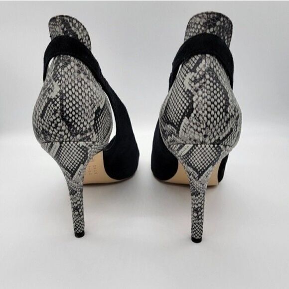 White House Black Market SUEDE & SNAKE-EMBOSSED PUMPS - Picture 8 of 11